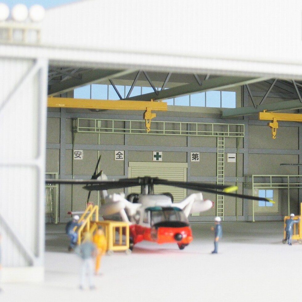 さんけい みにちゅあーとキット 機体整備格納庫 (MK08-07)