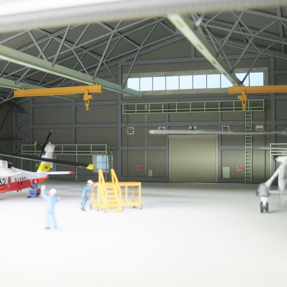 さんけい みにちゅあーとキット 機体整備格納庫 (MK08-07)