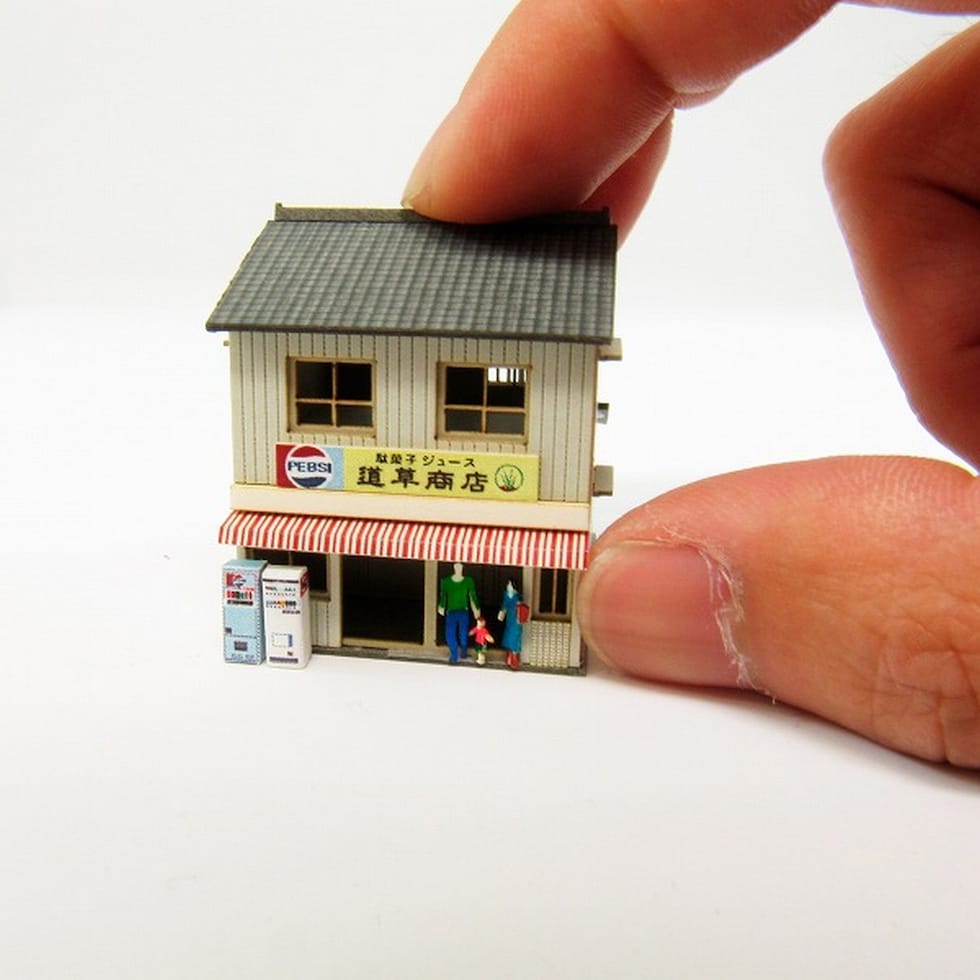 さんけい みにちゅあーと・プチ S=1/220 商店-5 (MP01-124)