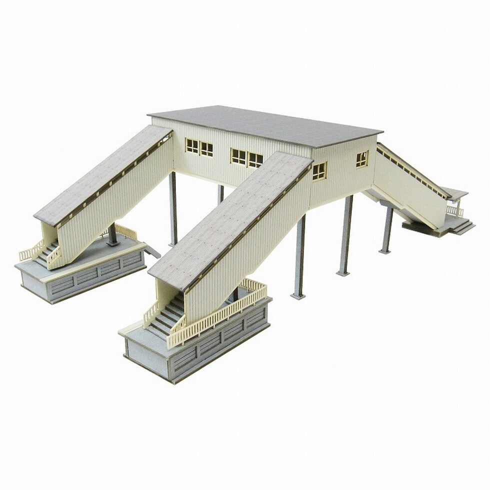 さんけい みにちゅあーと・プチ S=1/220 橋上駅舎 (MP01-127)