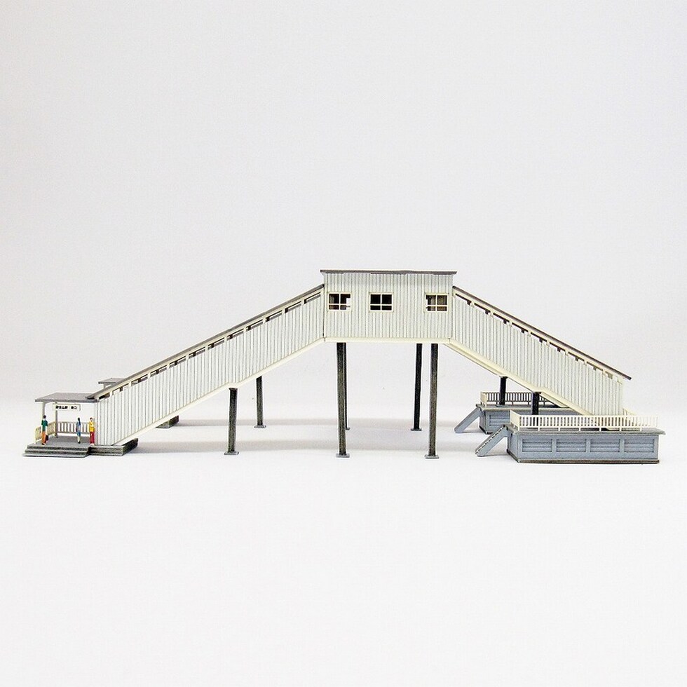 さんけい みにちゅあーと・プチ S=1/220 橋上駅舎 (MP01-127)