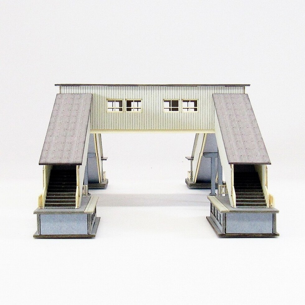 さんけい みにちゅあーと・プチ S=1/220 橋上駅舎 (MP01-127)