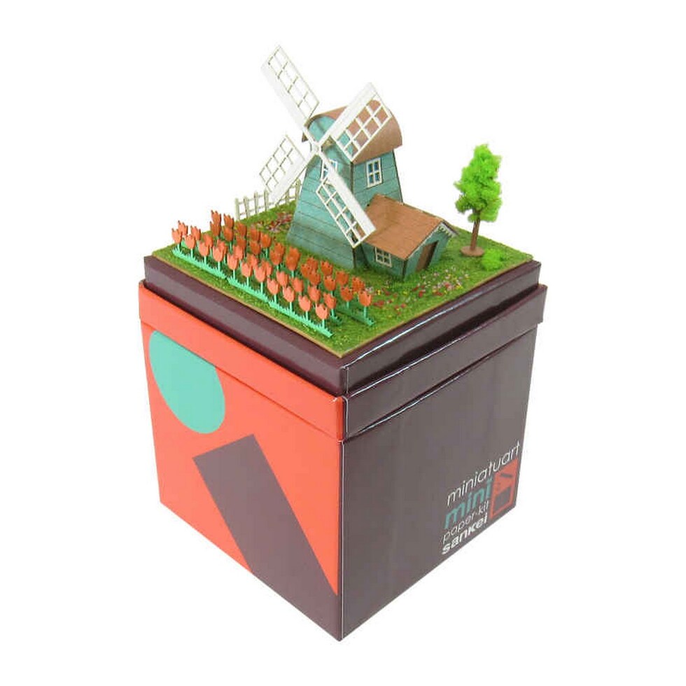 さんけい みにちゅあーとミニ チューリップと風車 (MP05-02)