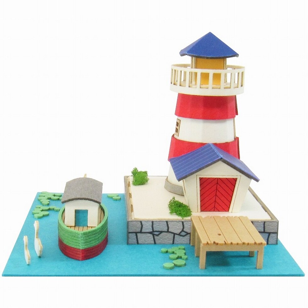 さんけい みにちゅあーとミニ ライトハウスとカナルボート (MP05-08)