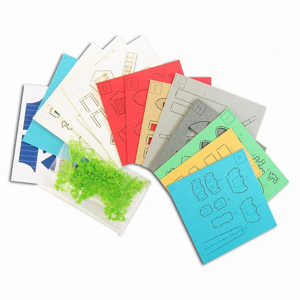 さんけい みにちゅあーとミニ ライトハウスとカナルボート (MP05-08)