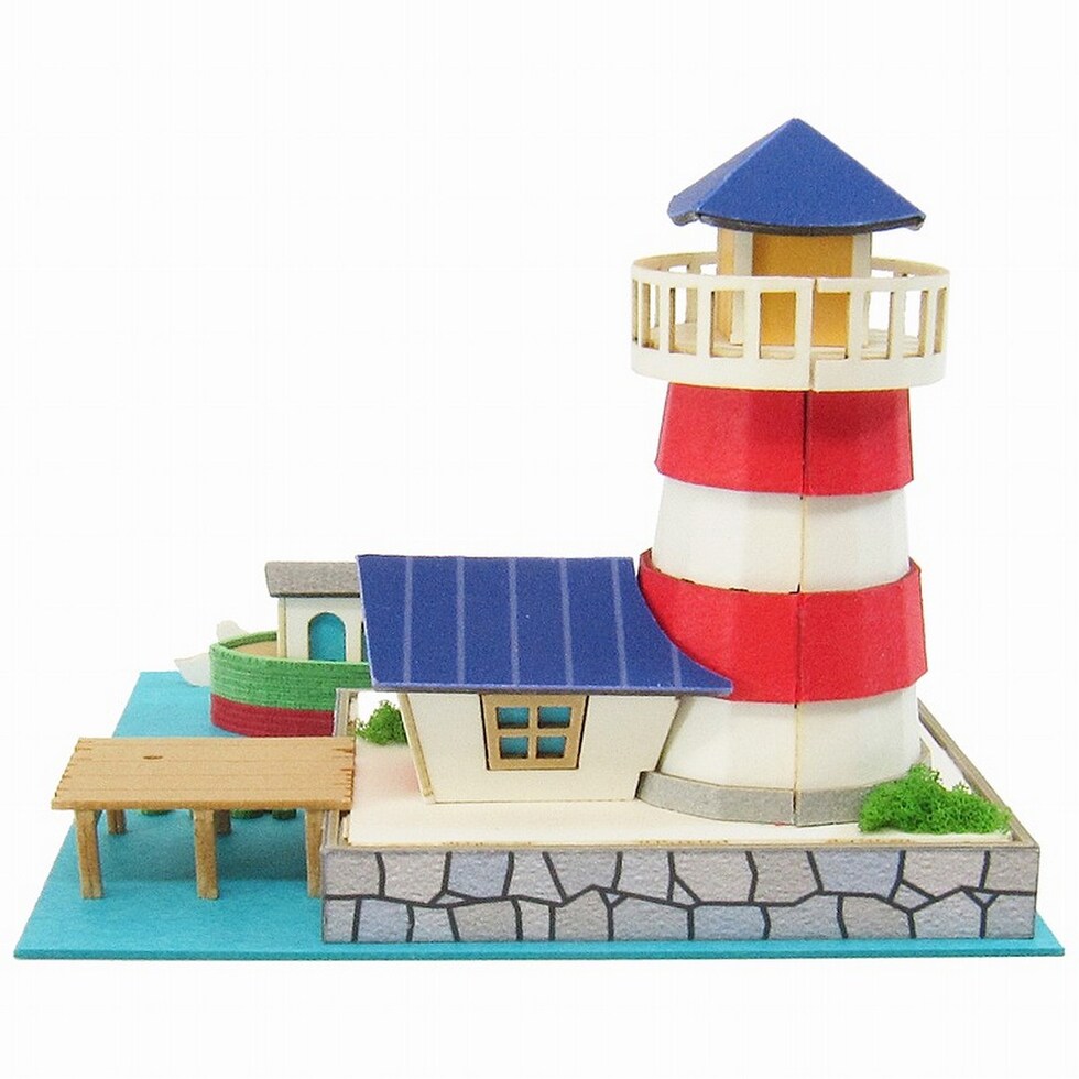 さんけい みにちゅあーとミニ ライトハウスとカナルボート (MP05-08)