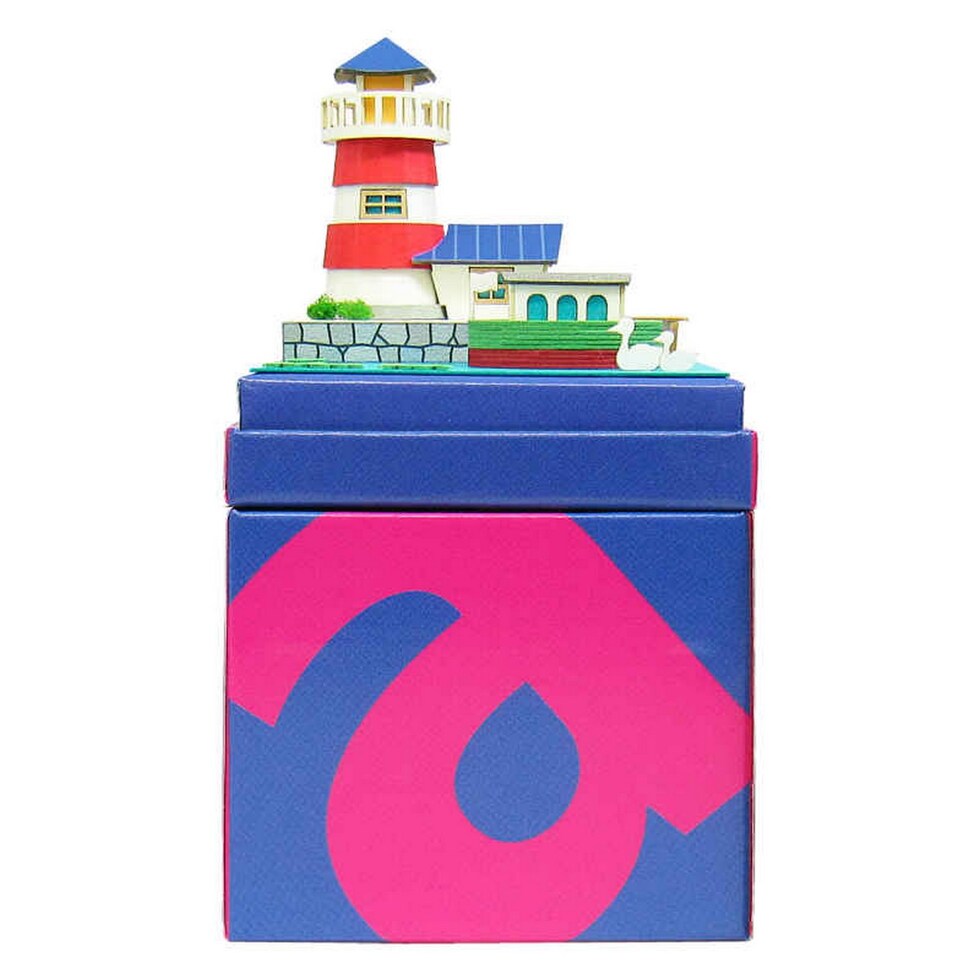 さんけい みにちゅあーとミニ ライトハウスとカナルボート (MP05-08)