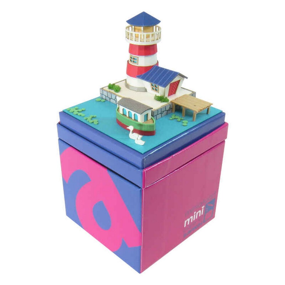 さんけい みにちゅあーとミニ ライトハウスとカナルボート (MP05-08)
