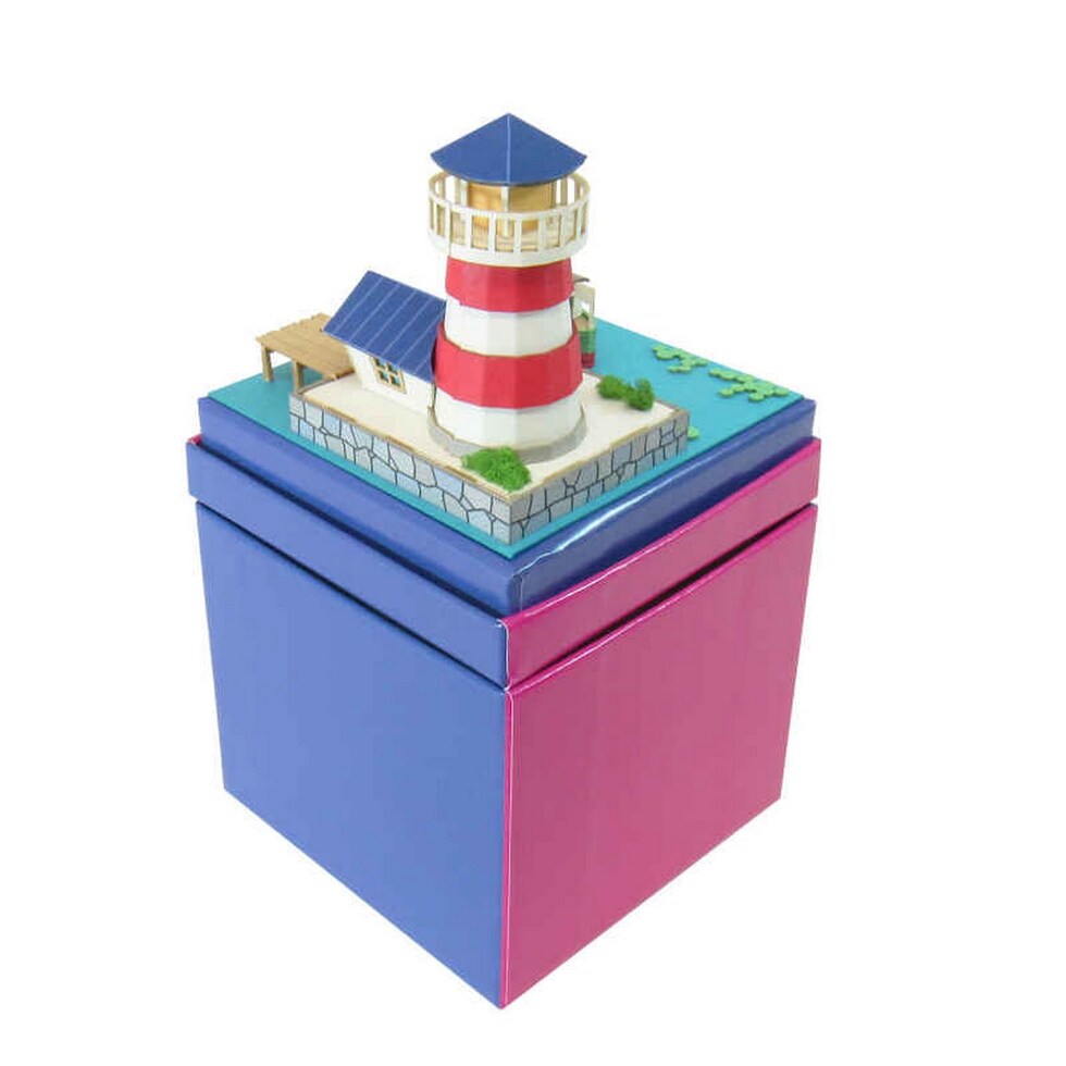 さんけい みにちゅあーとミニ ライトハウスとカナルボート (MP05-08)