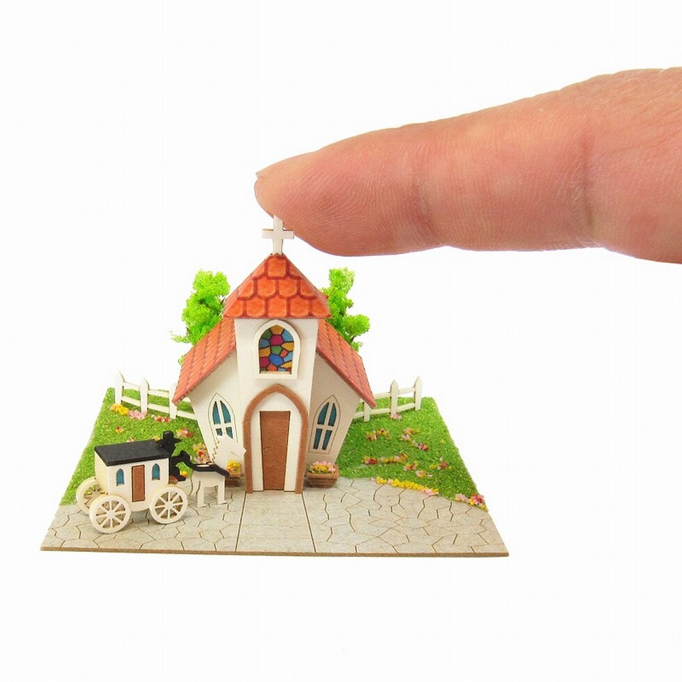 さんけい みにちゅあーとミニ 小さな教会 (MP05-10)