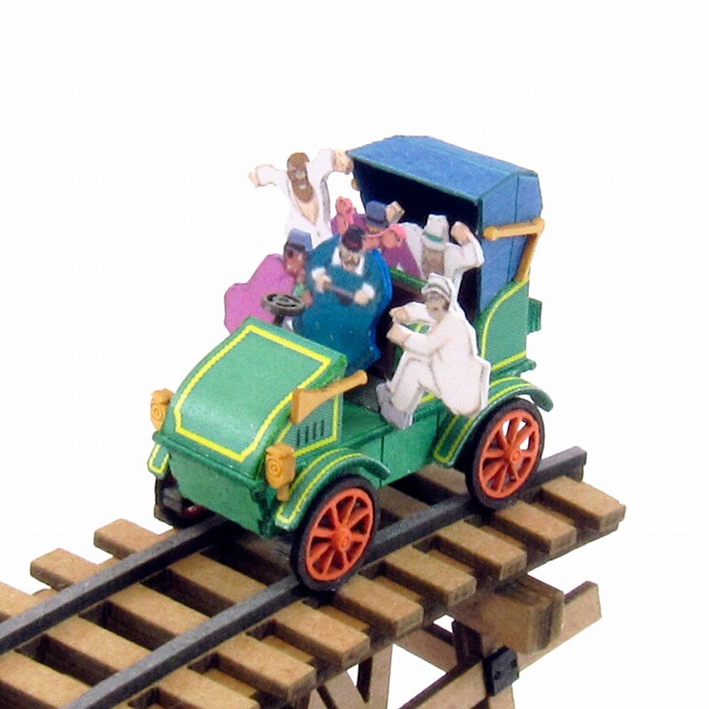 さんけい ジブリ シリーズ S=1/150 機関車とオートモービル (MK07-12)