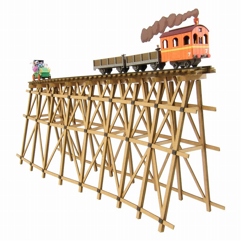 さんけい ジブリ シリーズ S=1/150 機関車とオートモービル (MK07-12)