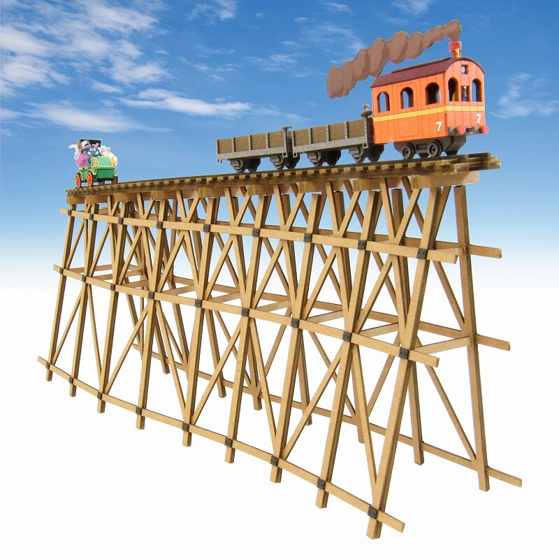 さんけい ジブリ シリーズ S=1/150 機関車とオートモービル (MK07-12)