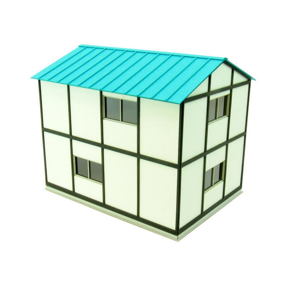 さんけい 情景 S=1/87・80 プレハブ小屋-1 (MK05-50)