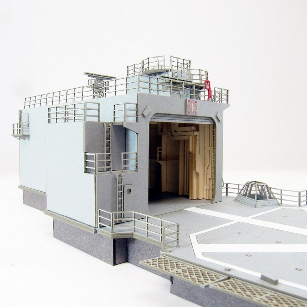 さんけい みにちゅあーとキット はつゆき型DDヘリコプター用甲板 (MK08-09)