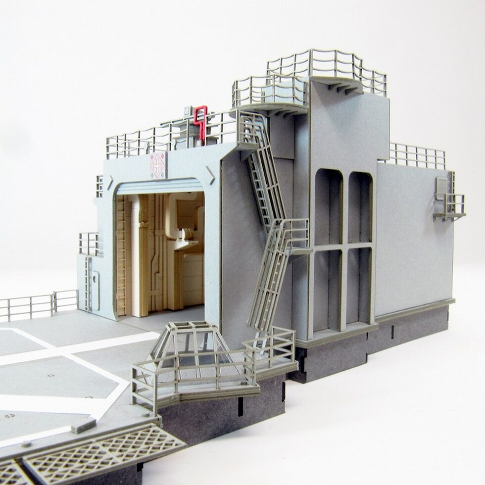 さんけい みにちゅあーとキット はつゆき型DDヘリコプター用甲板 (MK08-09)