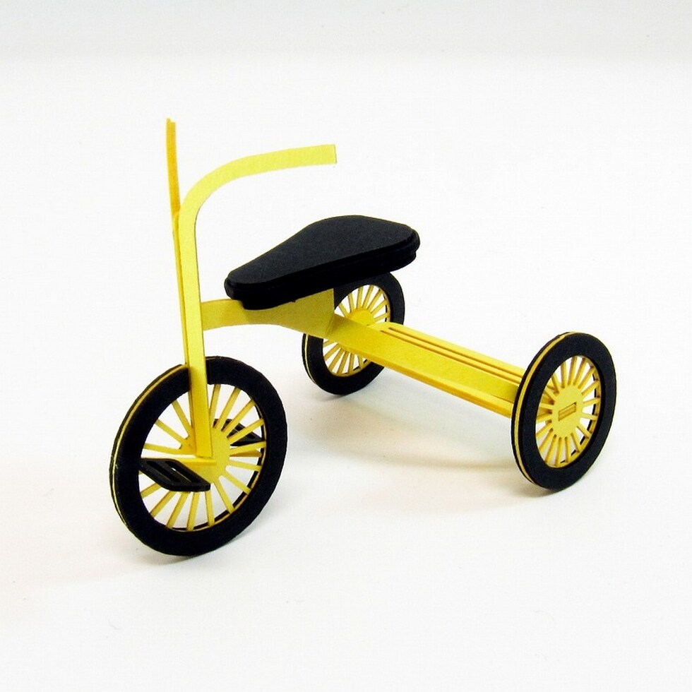 さんけい みにちゅあーと・プチ Mix-scale 三輪車 (MP01-134)