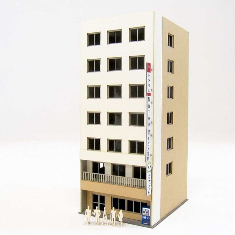 さんけい みにちゅあーと・プチ S=1/220 ビル-4 (MP01-140)