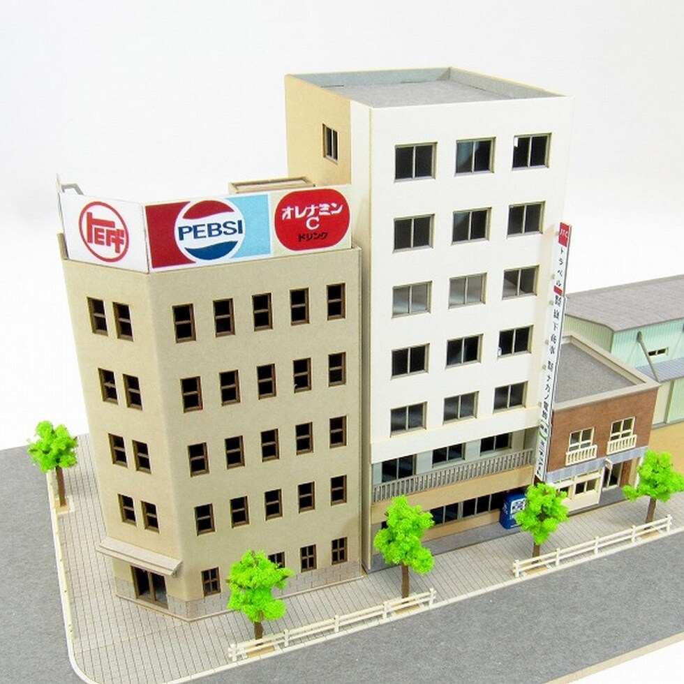 さんけい みにちゅあーと・プチ S=1/220 ビル-4 (MP01-140)