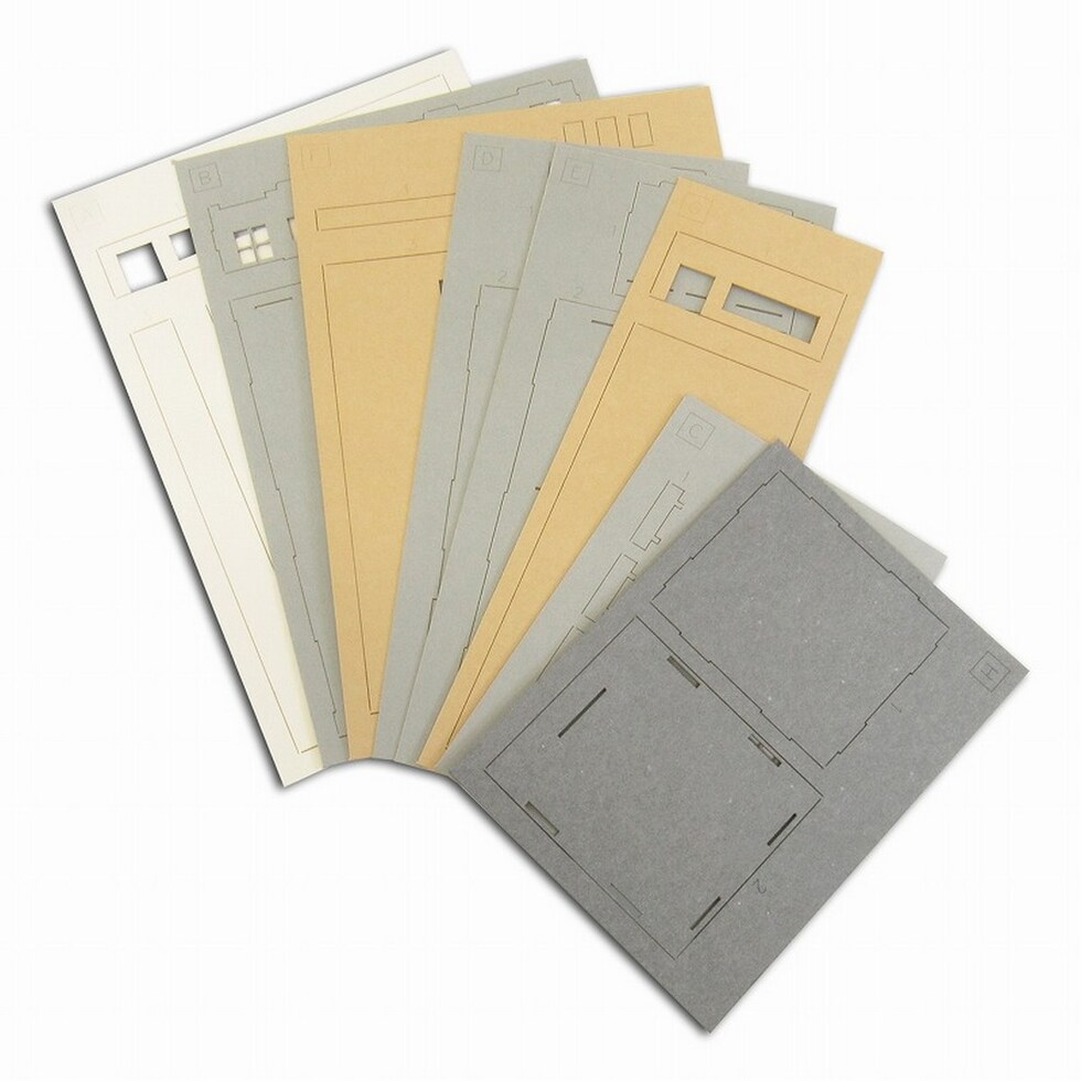 さんけい みにちゅあーと・プチ S=1/220 ビル-4 (MP01-140)