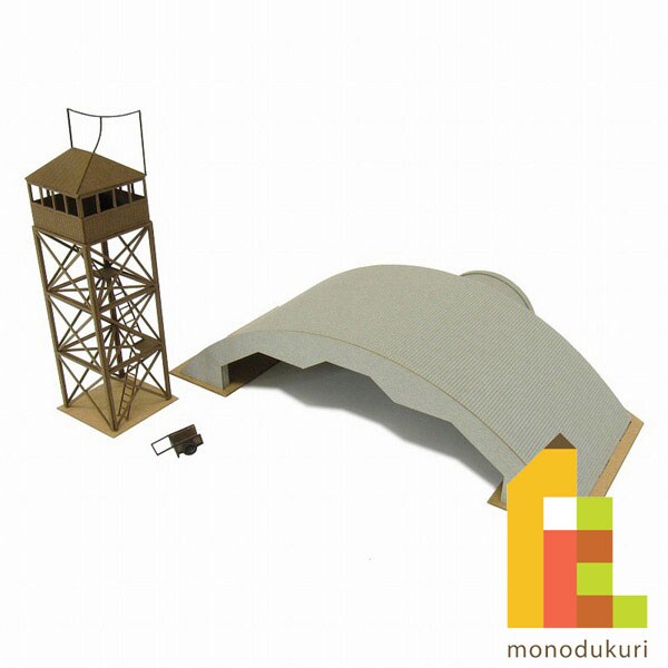 さんけい 航空情景シリーズ S=1/144 戦時航空基地 掩体壕 (MK08-10)