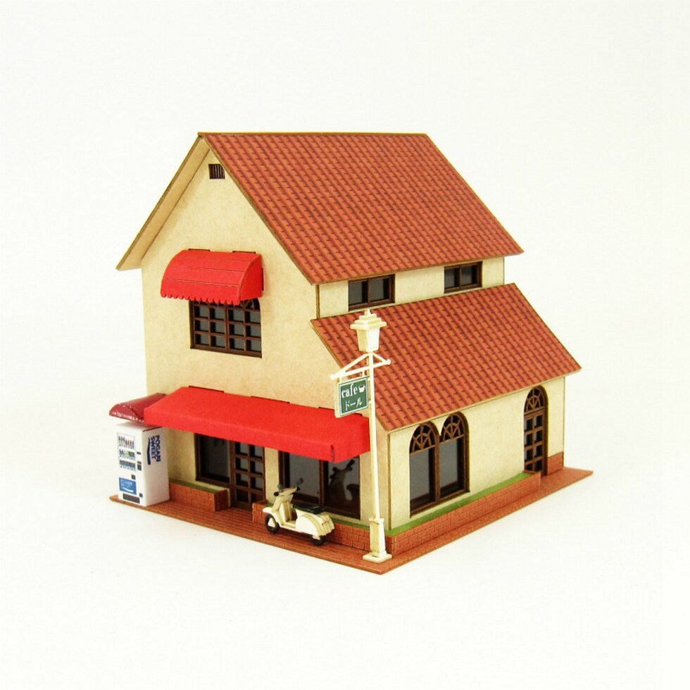 さんけい なつかしのジオラマシリーズS=1/150 カフェB (MP03-94)