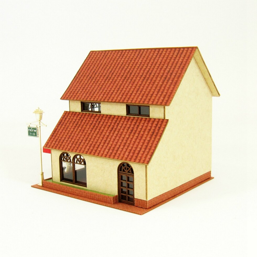 さんけい なつかしのジオラマシリーズS=1/150 カフェB (MP03-94)