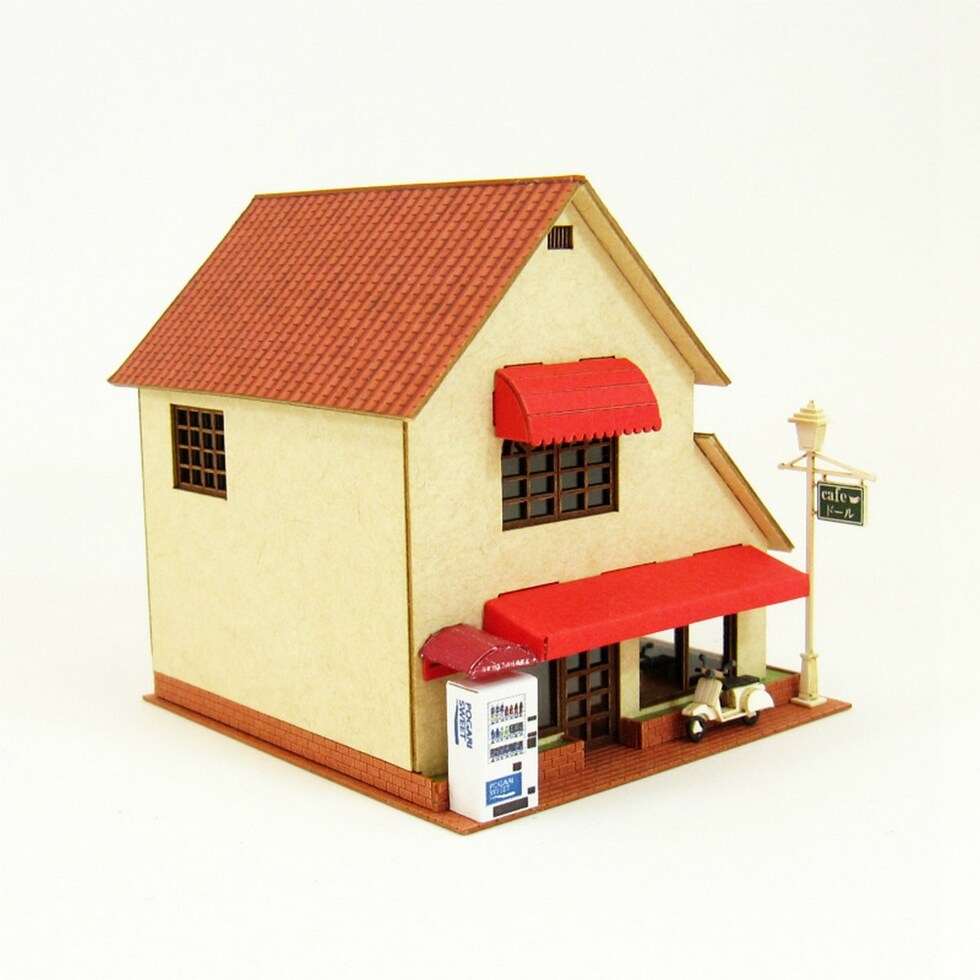 さんけい なつかしのジオラマシリーズS=1/150 カフェB (MP03-94)