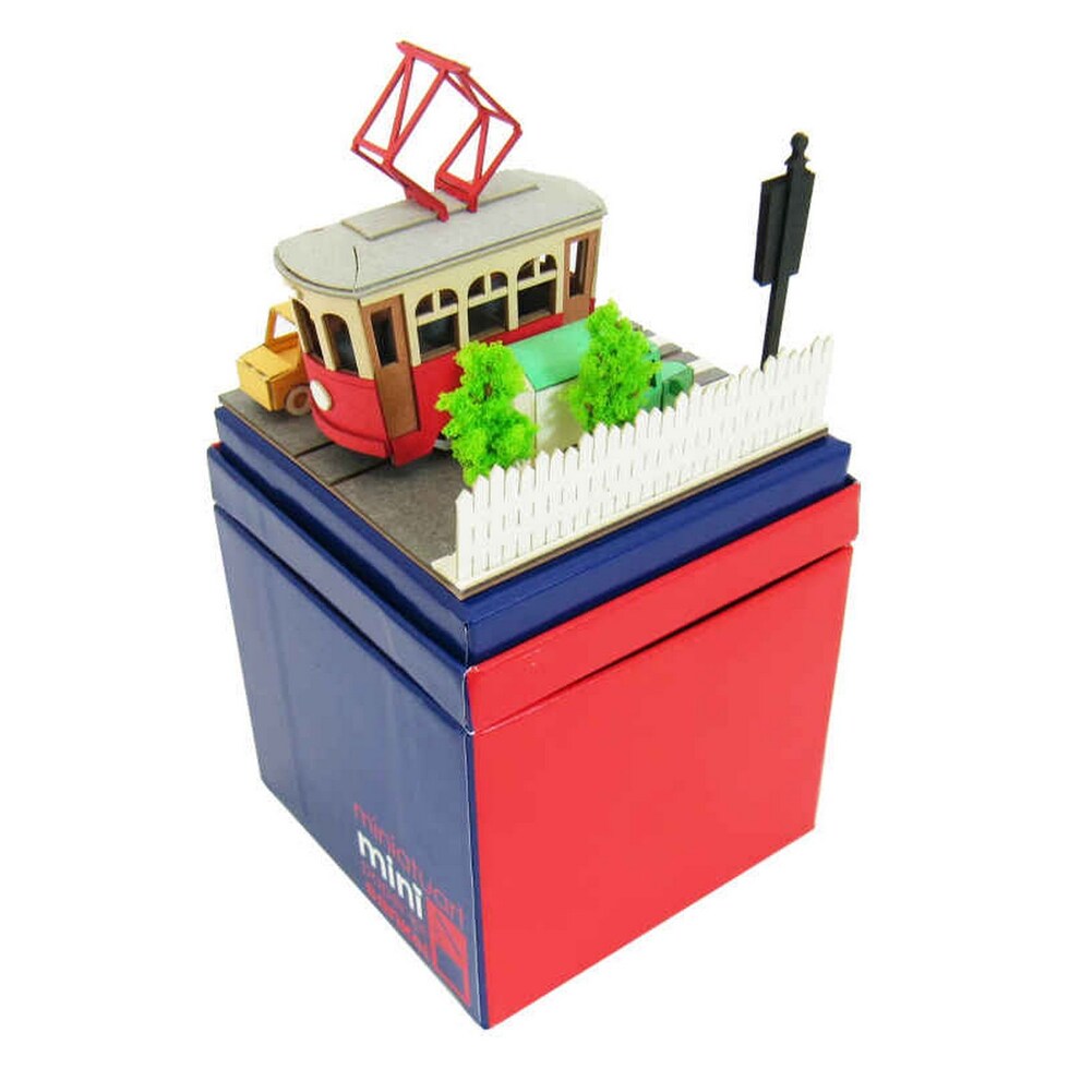 さんけい みにちゅあーとミニ トラムと自動車 (MP05-15)