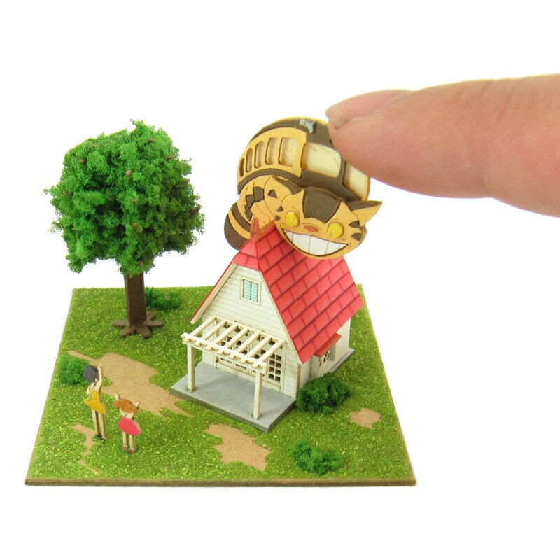 さんけい スタジオジブリ ミニ 草壁家とネコバス (MP07-02)