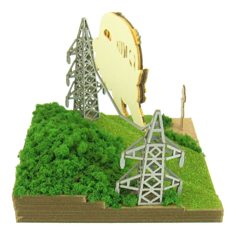 さんけい スタジオジブリ ミニ メイとネコバス (MP07-04)