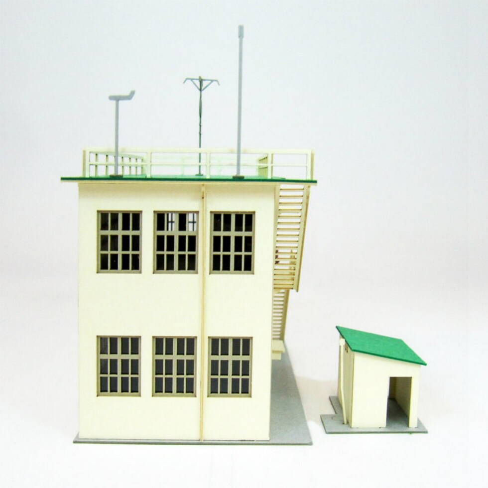 さんけい 航空情景シリーズ S=1/144 海上自衛隊創成期 航空隊指揮所 (MK08-11)