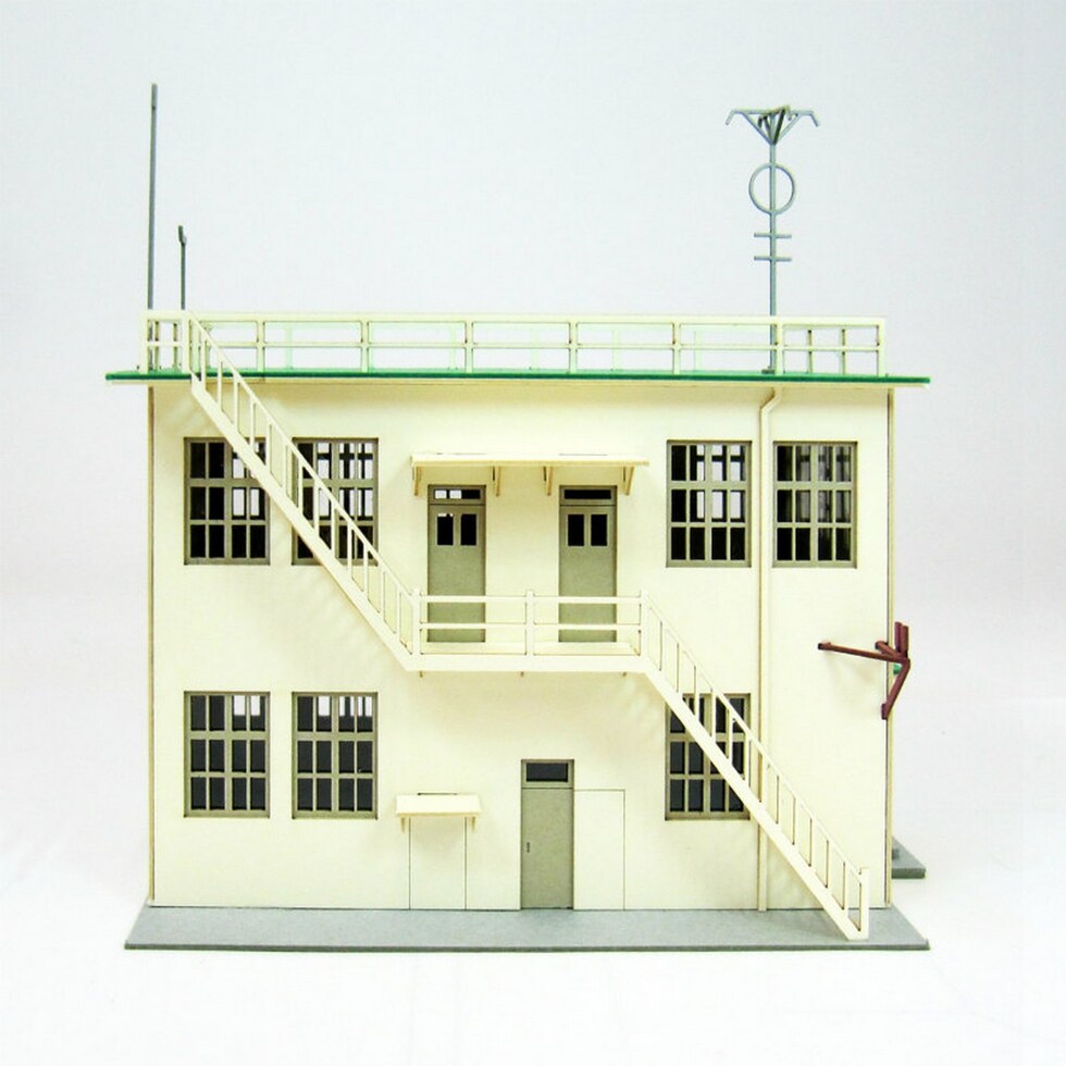 さんけい 航空情景シリーズ S=1/144 海上自衛隊創成期 航空隊指揮所 (MK08-11)