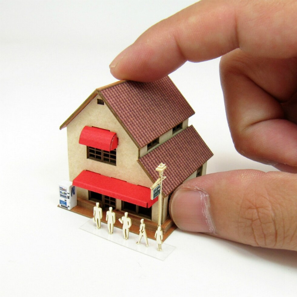 さんけい みにちゅあーと・プチ S=1/220 カフェ-2 (MP01-143)