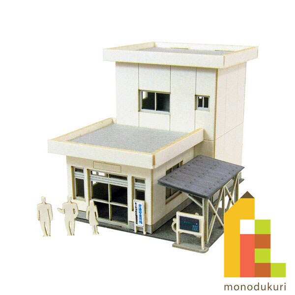 さんけい みにちゅあーと・プチ S=1/220 交番 (MP01-144)