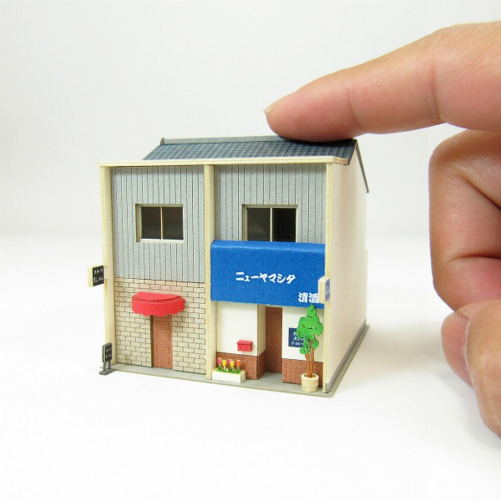 さんけい なつかしのジオラマシリーズS=1/150 スナック (MP03-97)