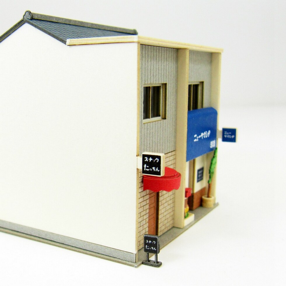 さんけい なつかしのジオラマシリーズS=1/150 スナック (MP03-97)