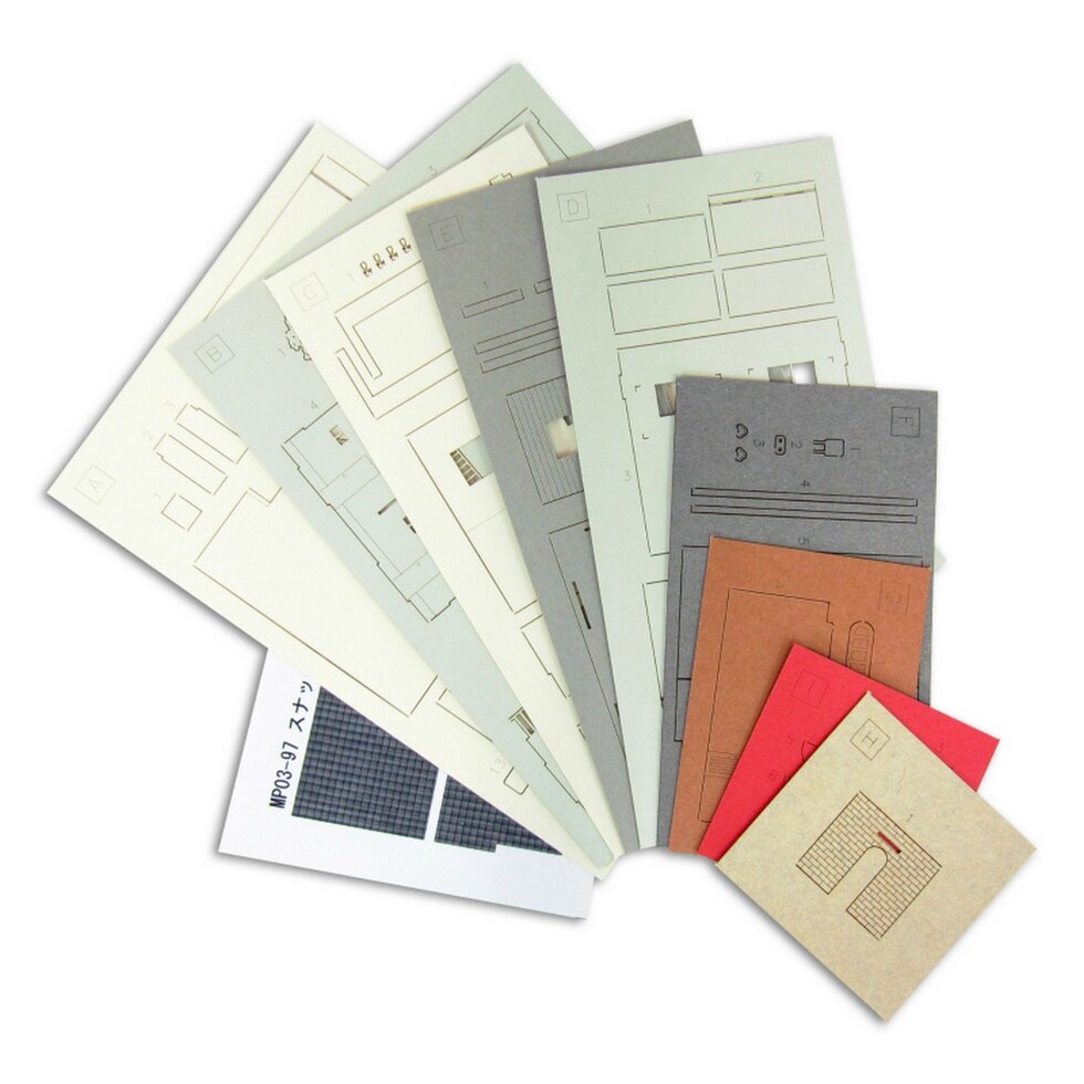 さんけい なつかしのジオラマシリーズS=1/150 スナック (MP03-97)