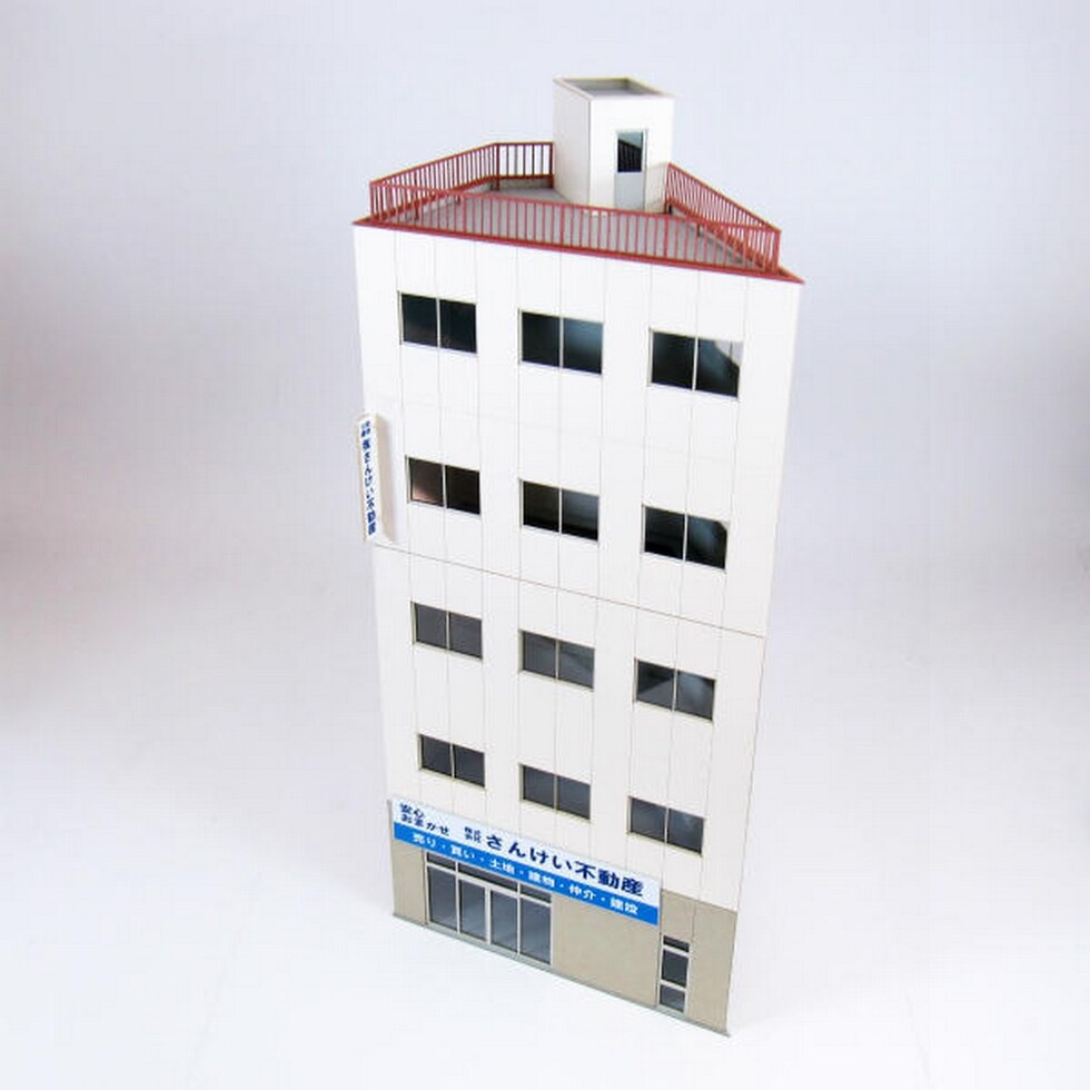 さんけい 情景 S=1/87・80 ビル-4 (MK05-51)