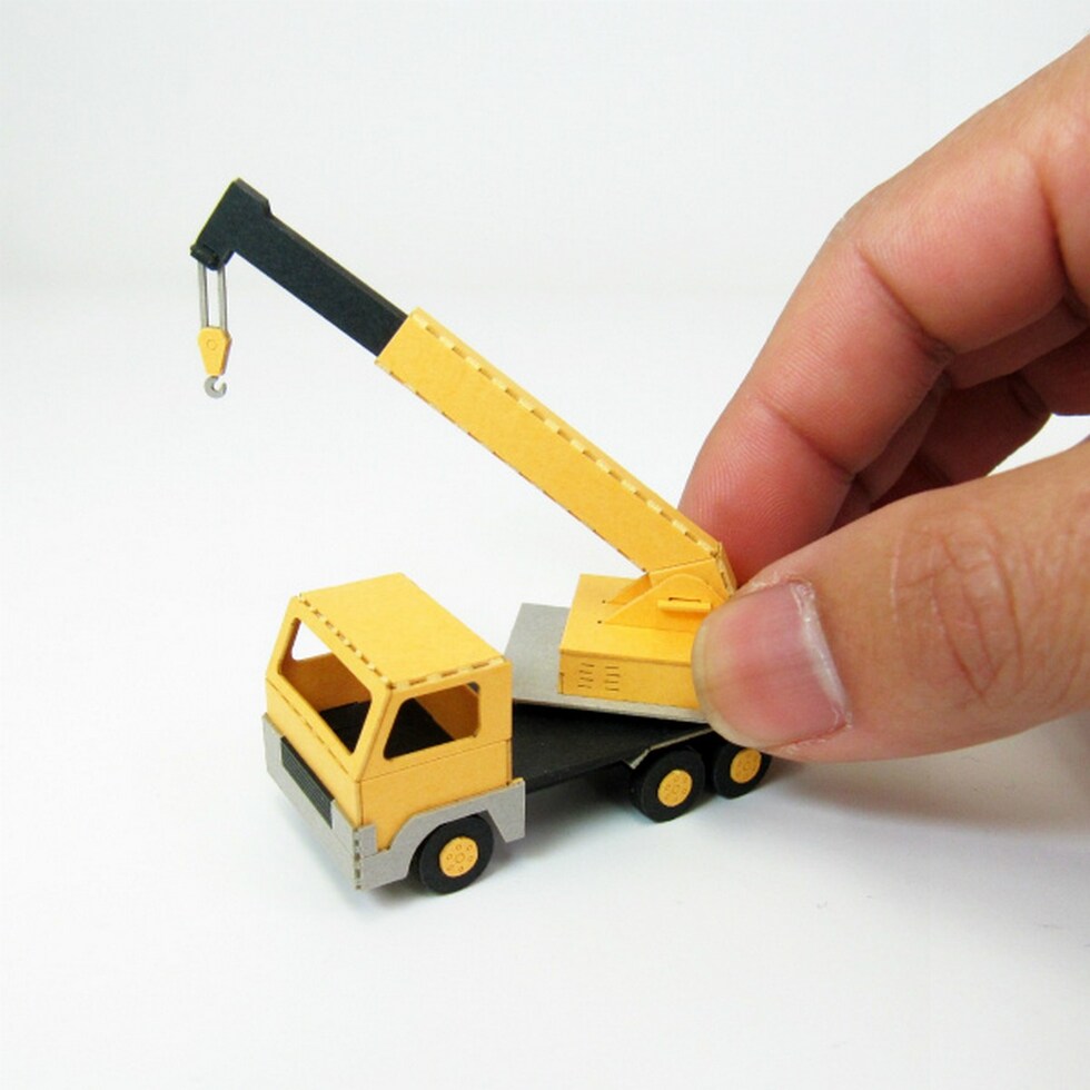 さんけい みにちゅあーと・プチ クレーン車 (MP01-145)