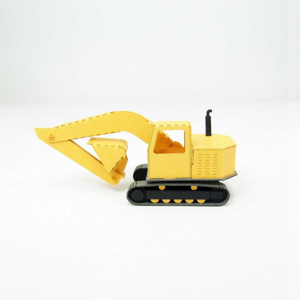 さんけい みにちゅあーと・プチ ショベルカー (MP01-146)