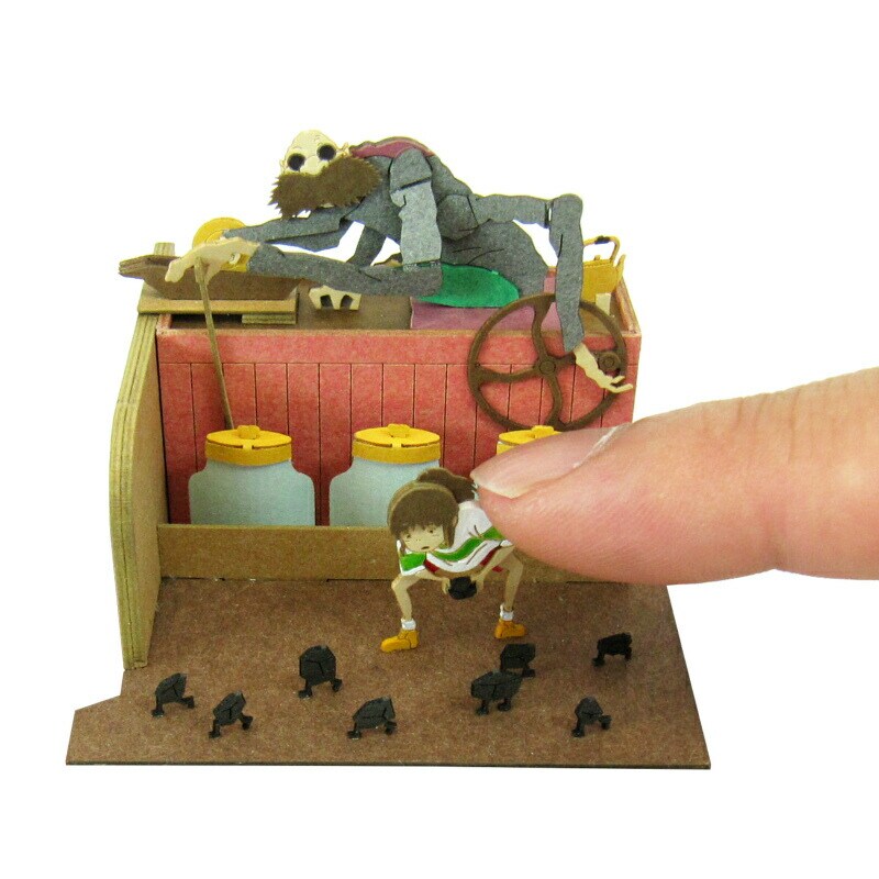 さんけい スタジオジブリ ミニ 釜爺と千尋 (MP07-12)