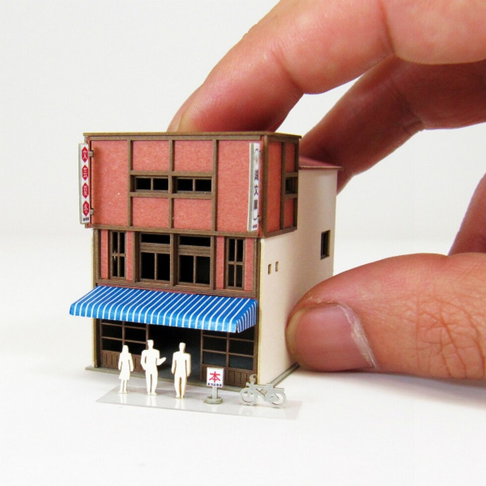 さんけい みにちゅあーと・プチ S=1/220 本屋 (MP01-147)