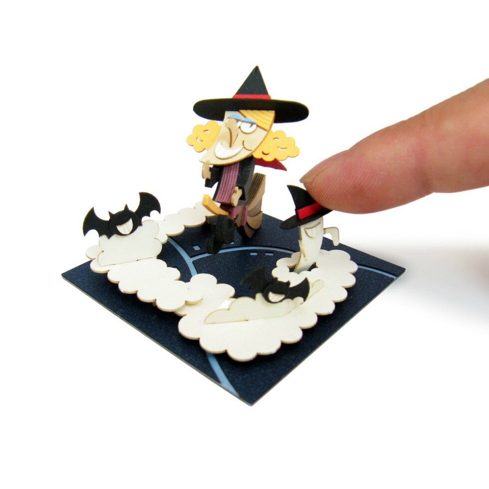 さんけい みにちゅあーとミニ ハロウィン-魔女 (MP05-18)