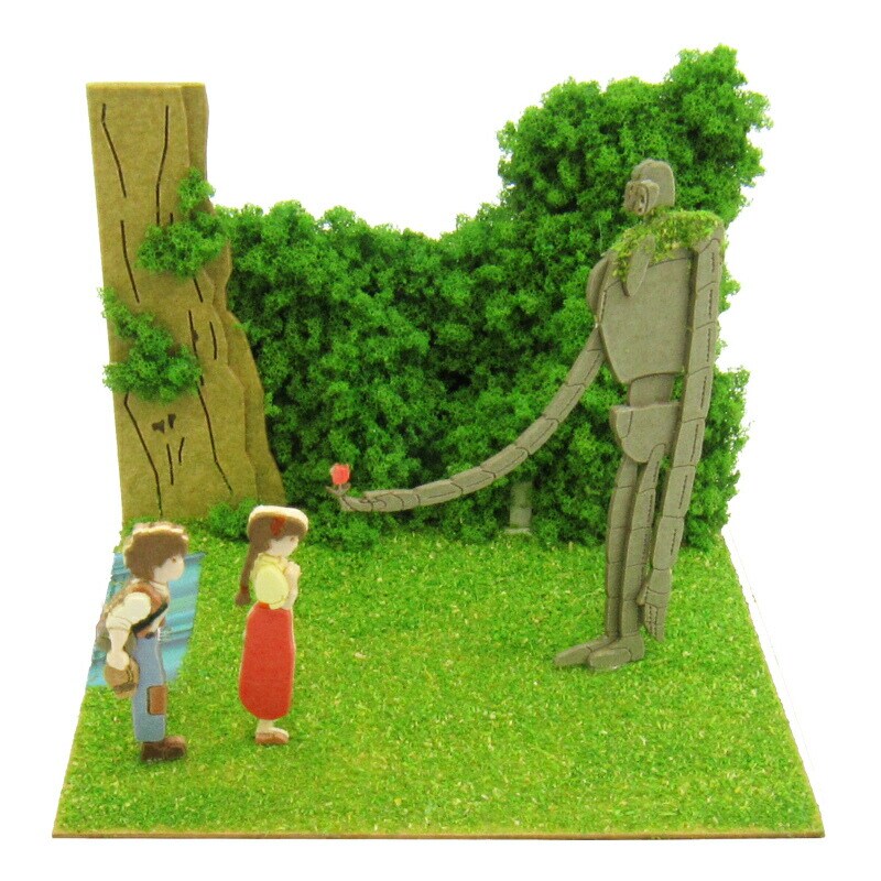 さんけい スタジオジブリ ミニ ロボット兵とシータとパズー (MP07-19)