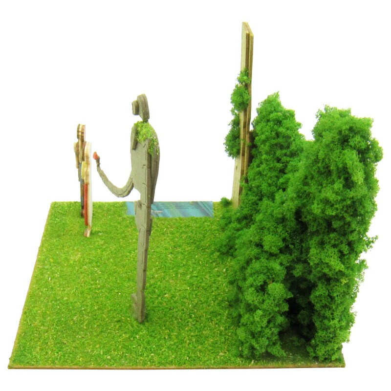 さんけい スタジオジブリ ミニ ロボット兵とシータとパズー (MP07-19)