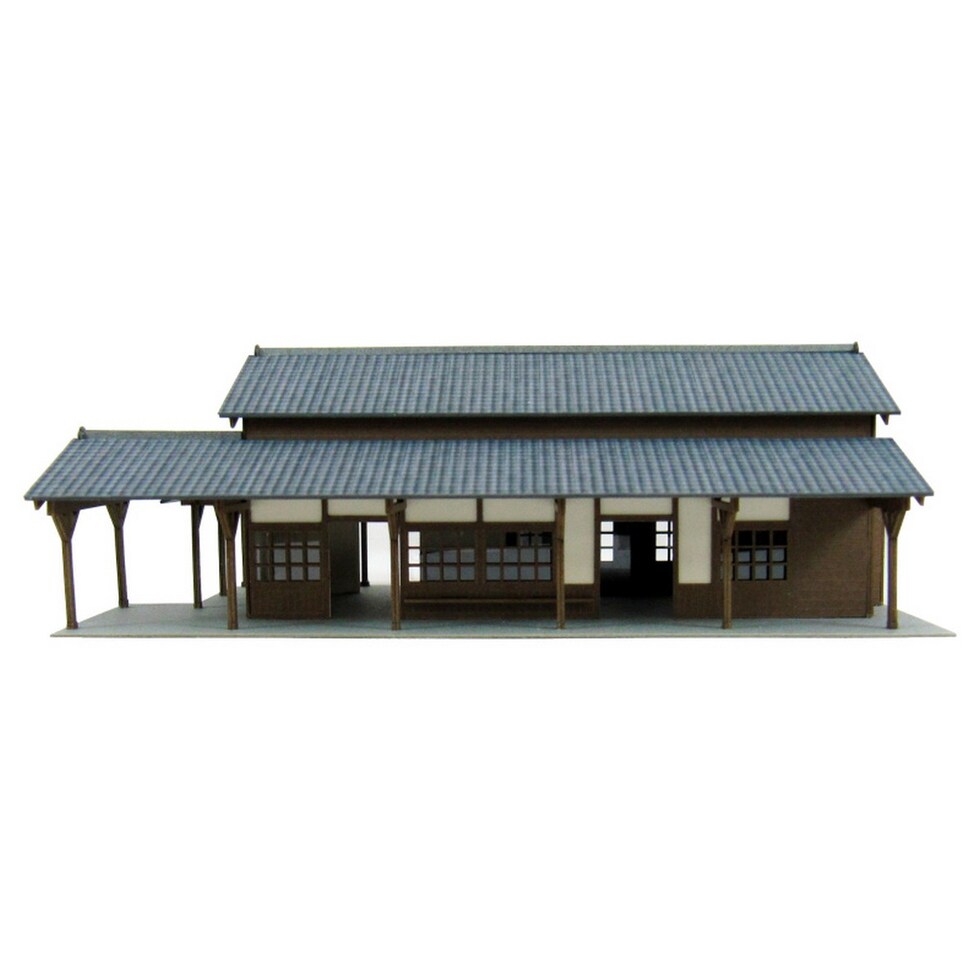 さんけい なつかしのジオラマ S=1/150 駅舎 I (MP03-100)