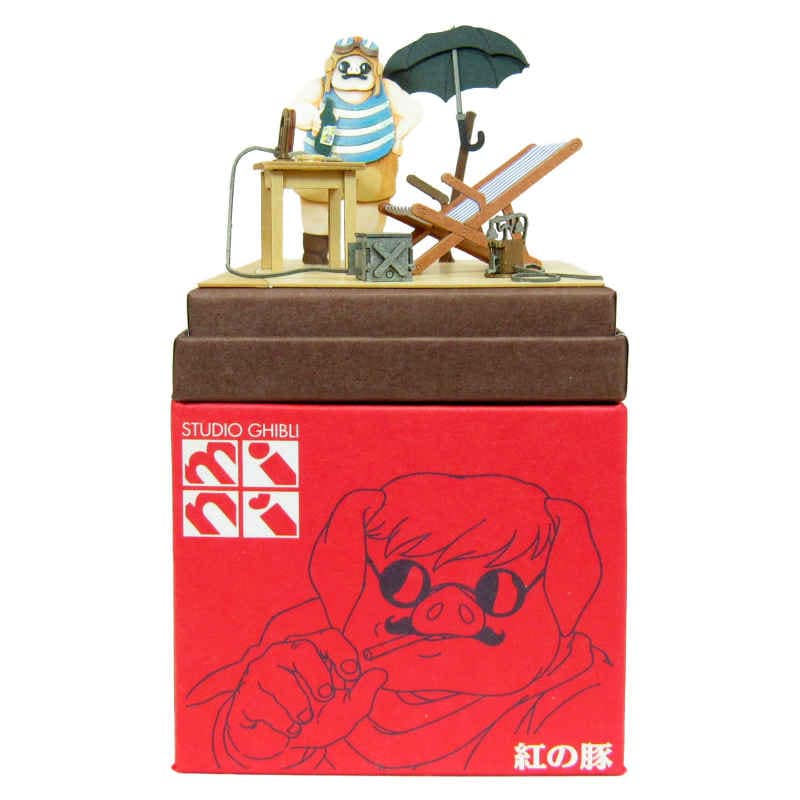 さんけい スタジオジブリ ミニ ポルコのアジト (MP07-23)
