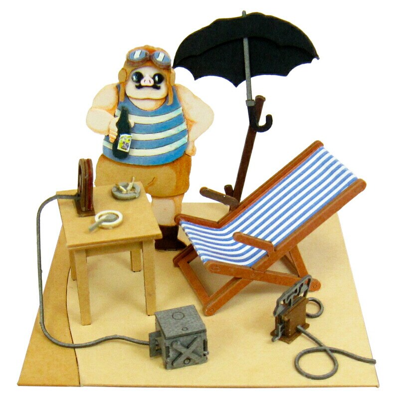 さんけい スタジオジブリ ミニ ポルコのアジト (MP07-23)