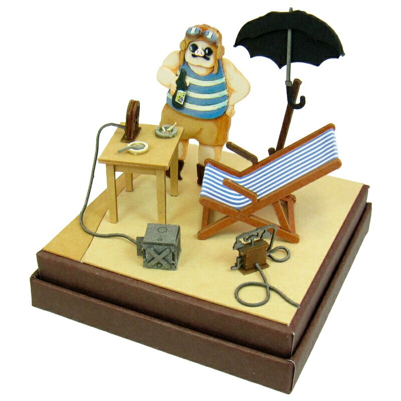 さんけい スタジオジブリ ミニ ポルコのアジト (MP07-23)